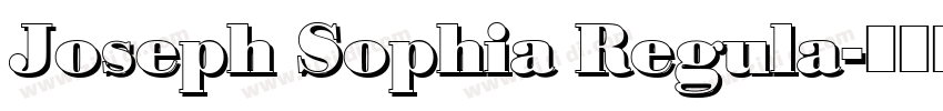 Joseph Sophia Regula字体转换